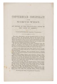 [ELECTION OF 1864 - COPPERHEADS]