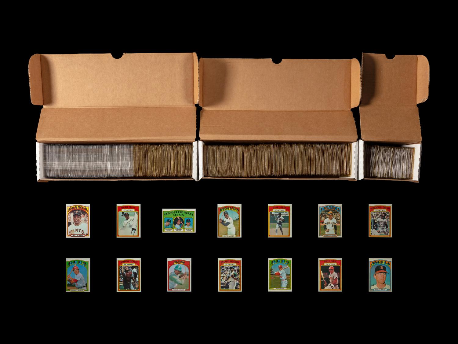 A Complete Set of 1972 Topps Baseball Cards (787/787)