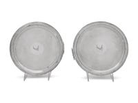 A Pair of Sheffield-Plate Warming Stands