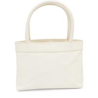 Chanel, White Leather Mini Tote