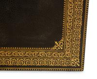An Extra-Large Folio Fine Gilt Tooled Leather Bound Blank Book