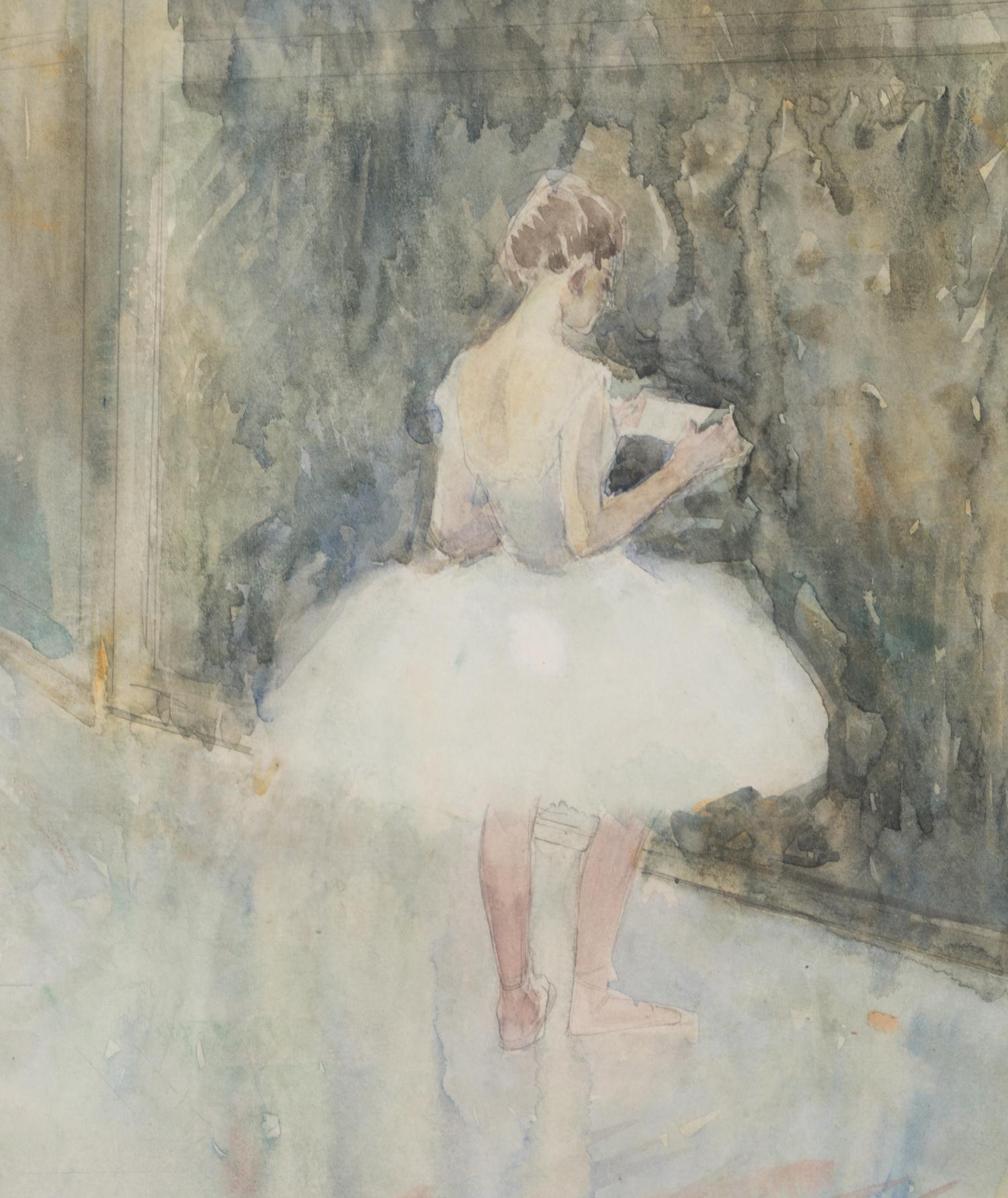 Danseuses dans les coulisses