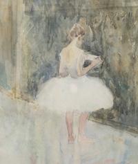 Danseuses dans les coulisses