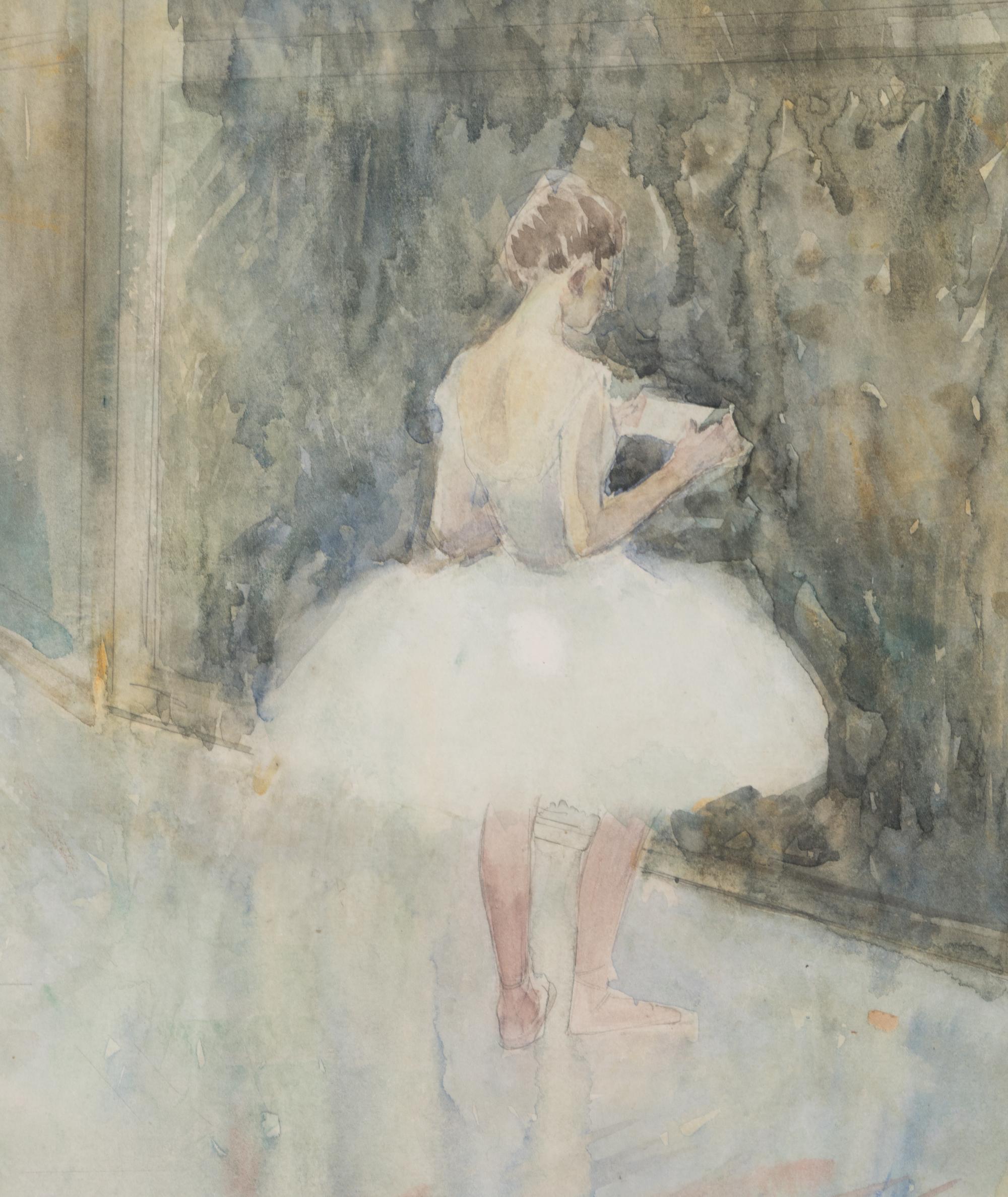 Danseuses dans les coulisses