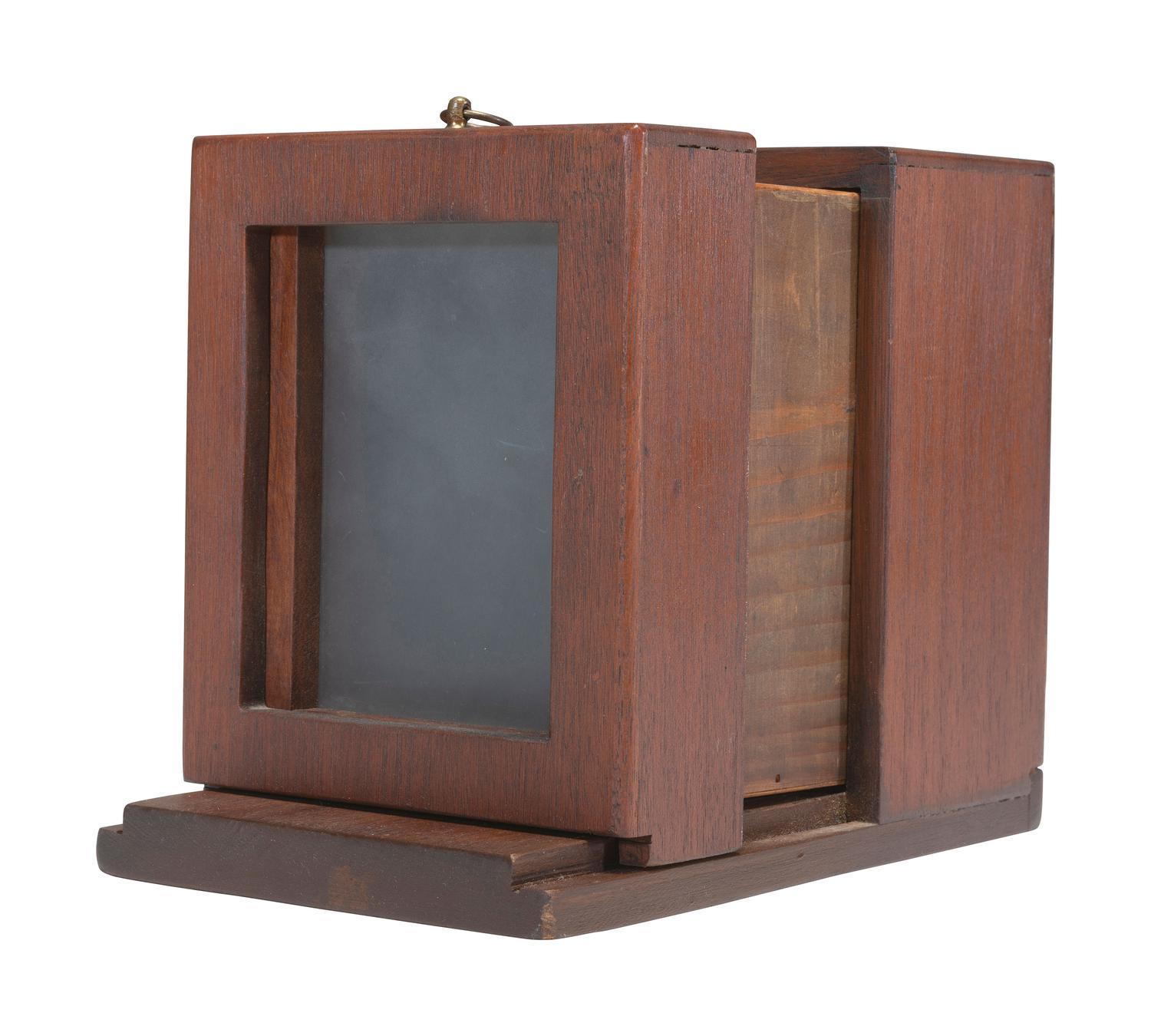 [CAMERAS]. Replica 4-tube sliding box camera by Robert Lisle, 1983.