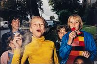 Mark Cohen (born 1943) Boy in yellow shirt, smoking, Scranton, PA, 1977