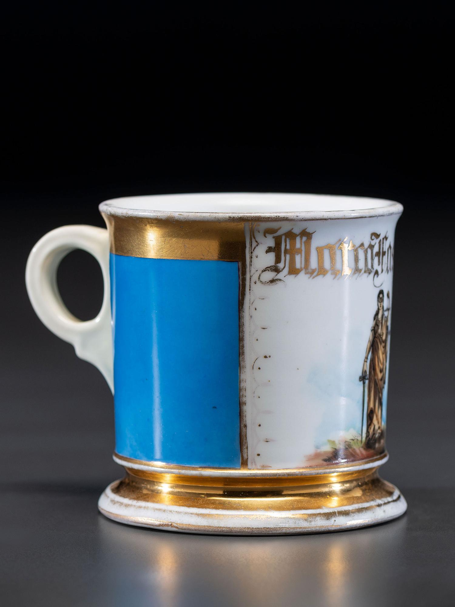 A Lawyer's Porcelain Occupational Shaving Mug