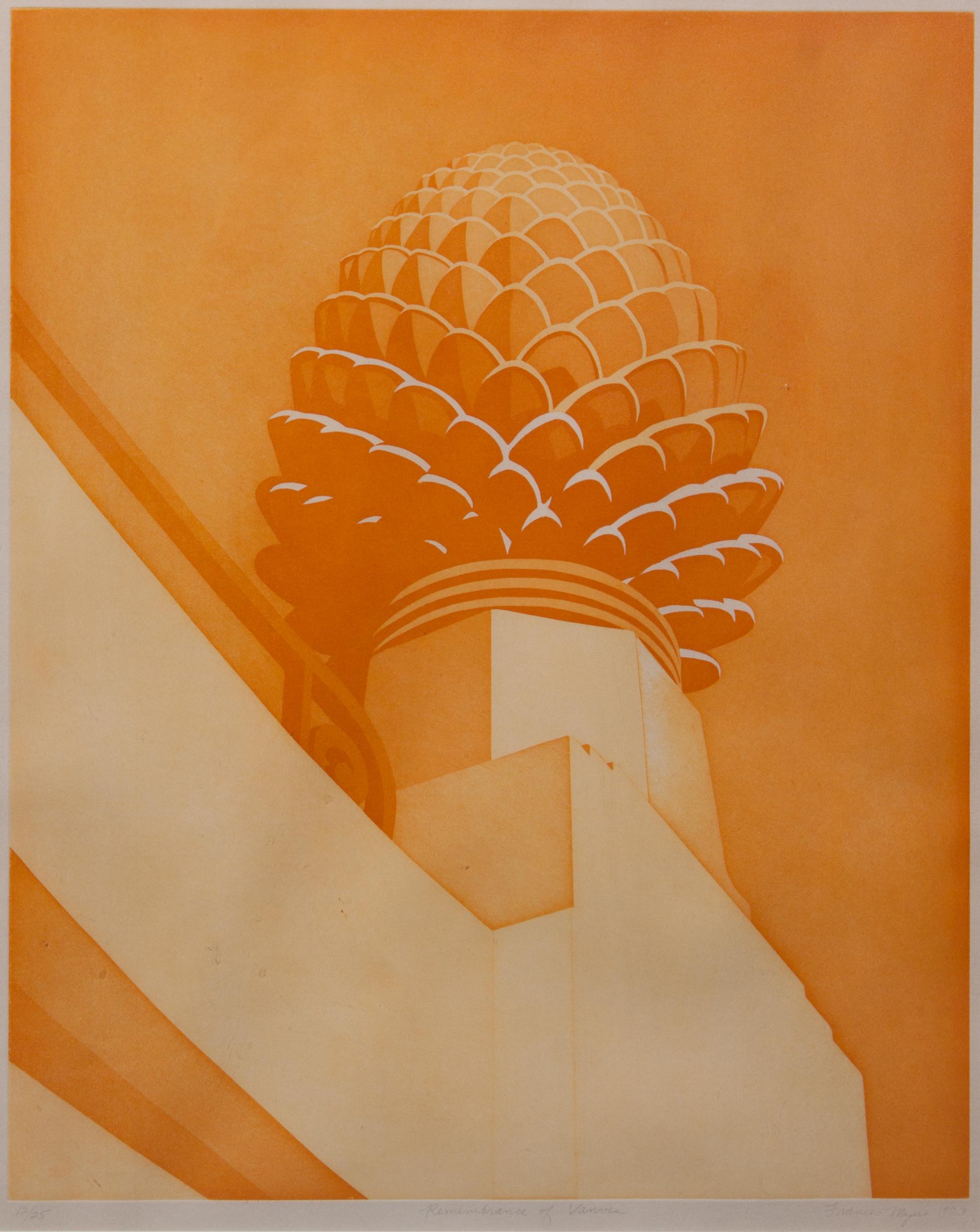 Frances Myers, (Wisconsin, b. 1938), Remembrance of Vanues, 1973