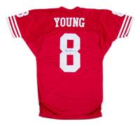 A Steve Young Signed San Francisco 49ers Jersey (Wilson Pro Line),