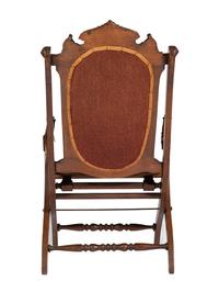 [TRAVEL & EXPLORATION] -- [PEARY, Robert (1856-1920)]. Folding camp chair identified to explorer Robert E. Peary and which accompanied him on the SS Roosevelt during his Arctic explorations.