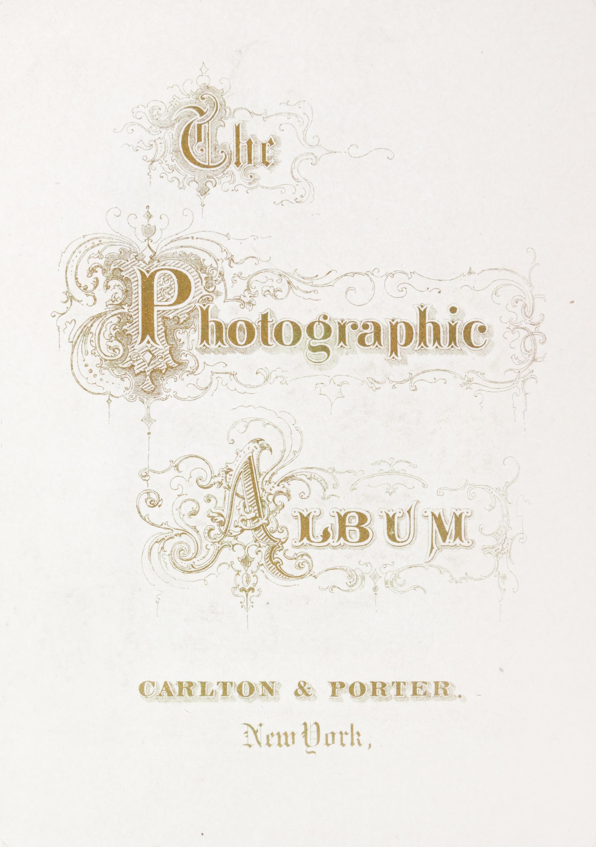 (CIVIL WAR) Carte-de-visite album of Civil War generals, including 46 photographs.