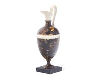 A Wedgwood and Bentley Agateware and Creamware Ewer