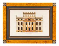 Four Architectural Engravings — 19TH CENTURY