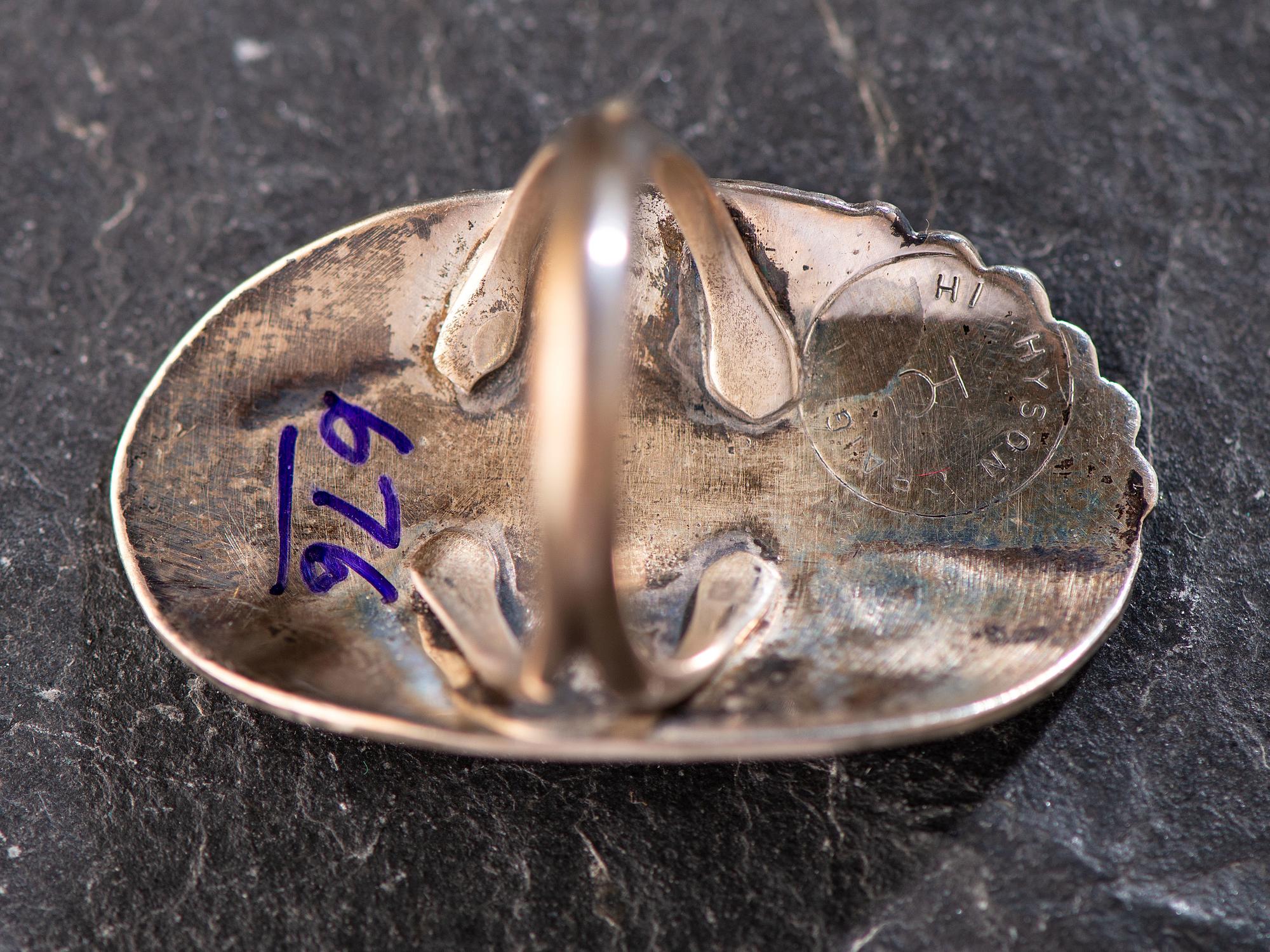 Silver Clip Earrings and Ring