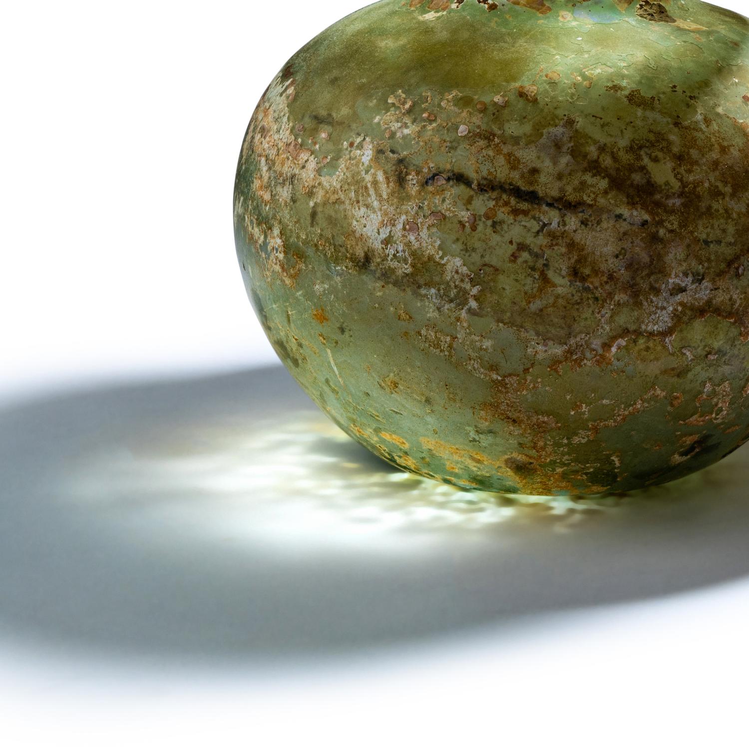A Roman Glass Cinerary Urn