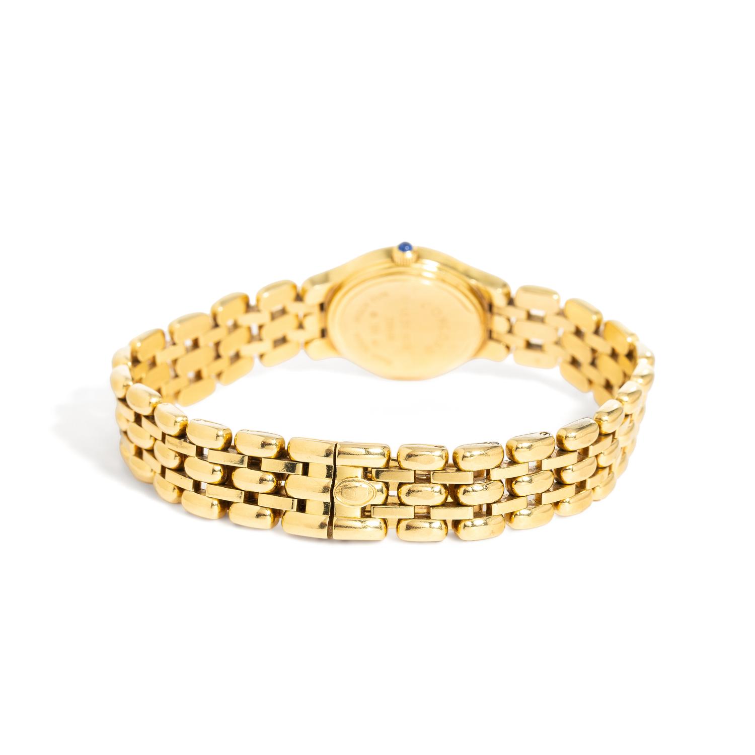 CONCORD, 18K YELLOW GOLD AND DIAMOND WATCH