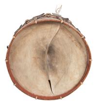[CIVIL WAR]. Regulation US Infantry hand-painted snare drum. Attributed manufacture to Charles E. Town, Bath, ME.