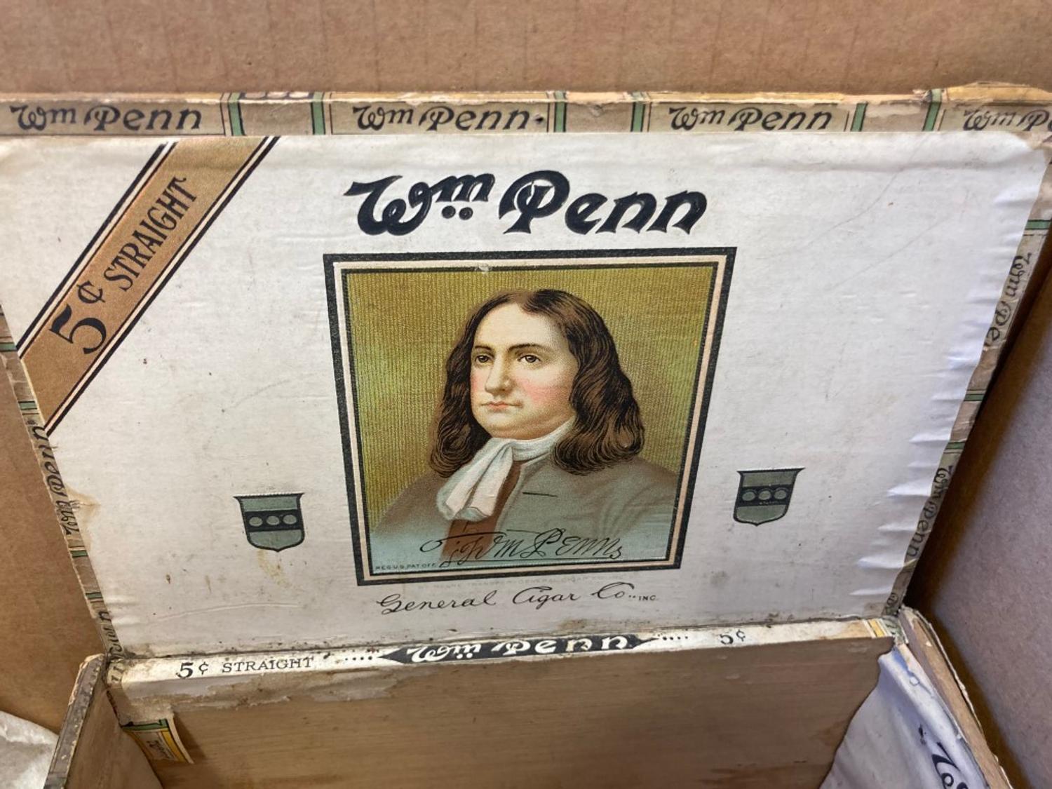 A Collection of Cigar Boxes and Tins