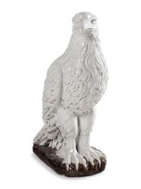 A Large Glazed Terra Cotta Model of an Eagle