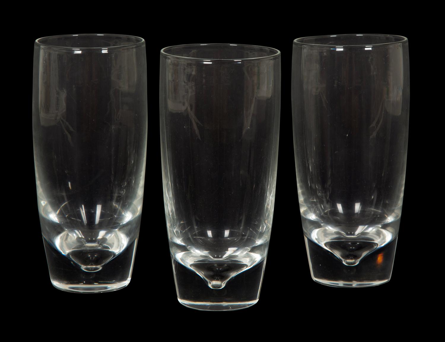 A Set of Twelve Steuben Highball Glasses