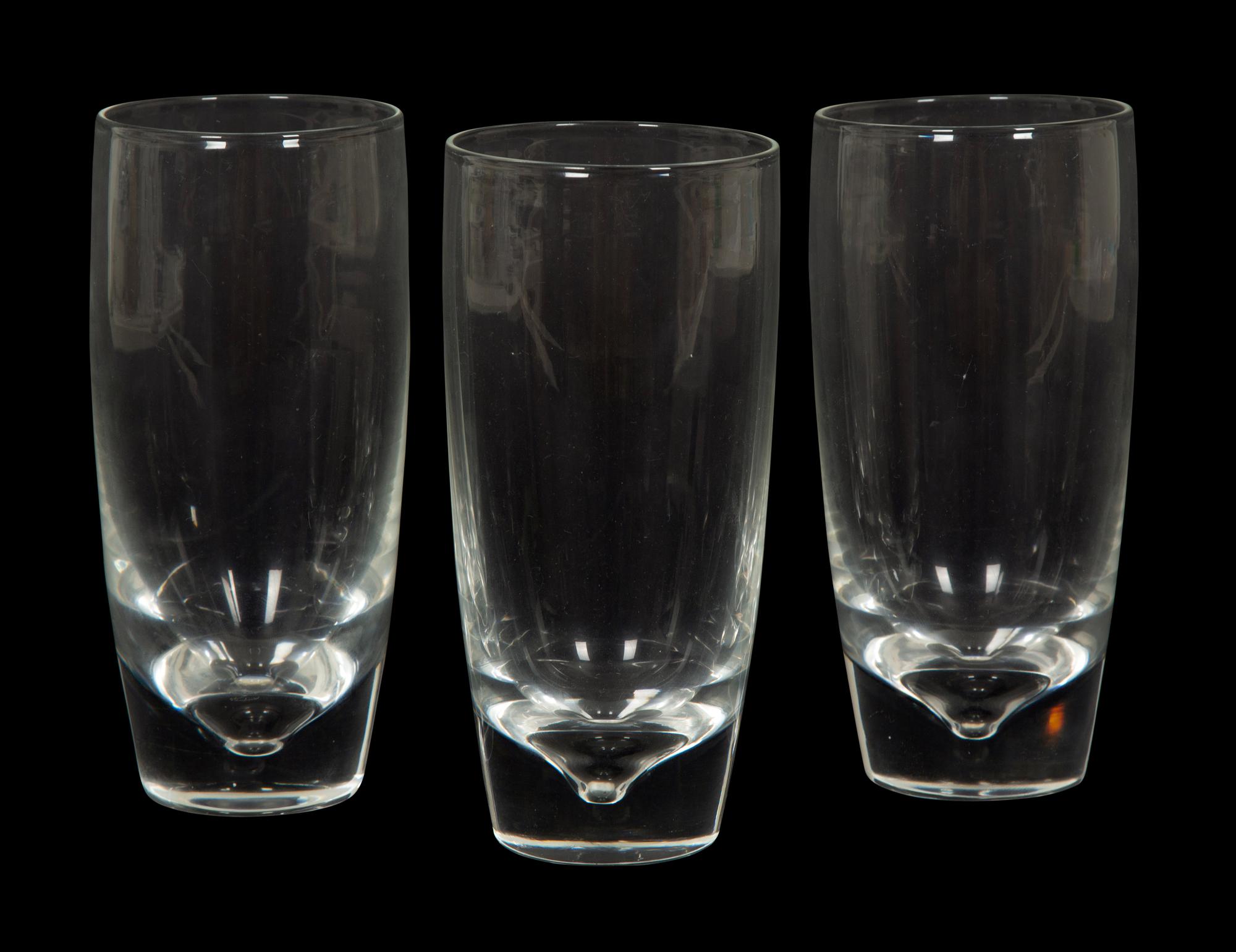 A Set of Twelve Steuben Highball Glasses