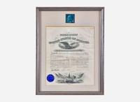 [Presidential] McKinley, William: Partially-Printed Document, signed