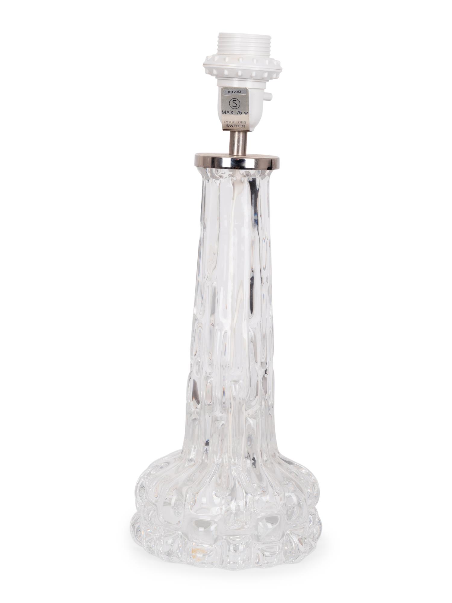 Table Lamp, c. 1965 Orrefors, Sweden