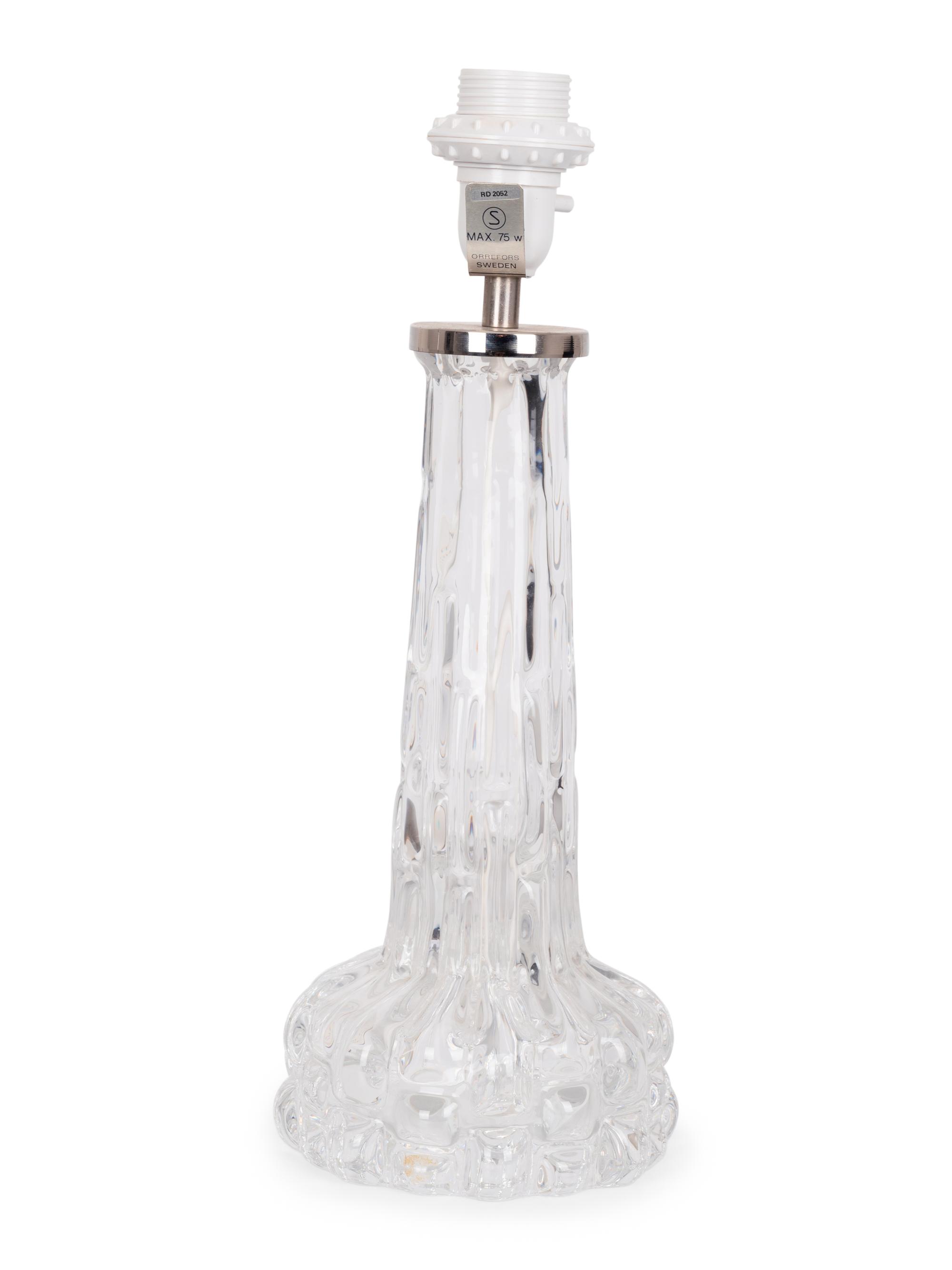 Table Lamp, c. 1965 Orrefors, Sweden