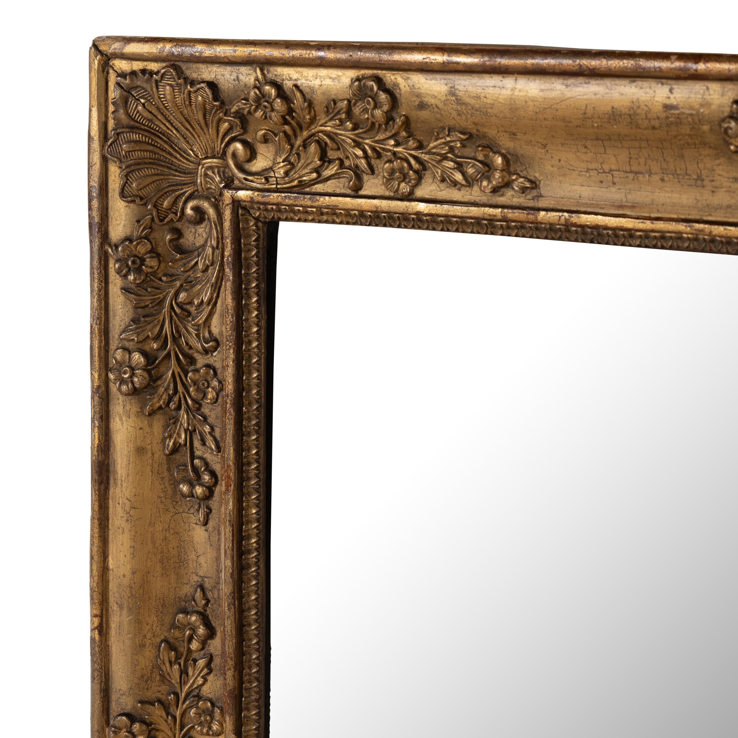 A Louis Philippe Giltwood Mirror