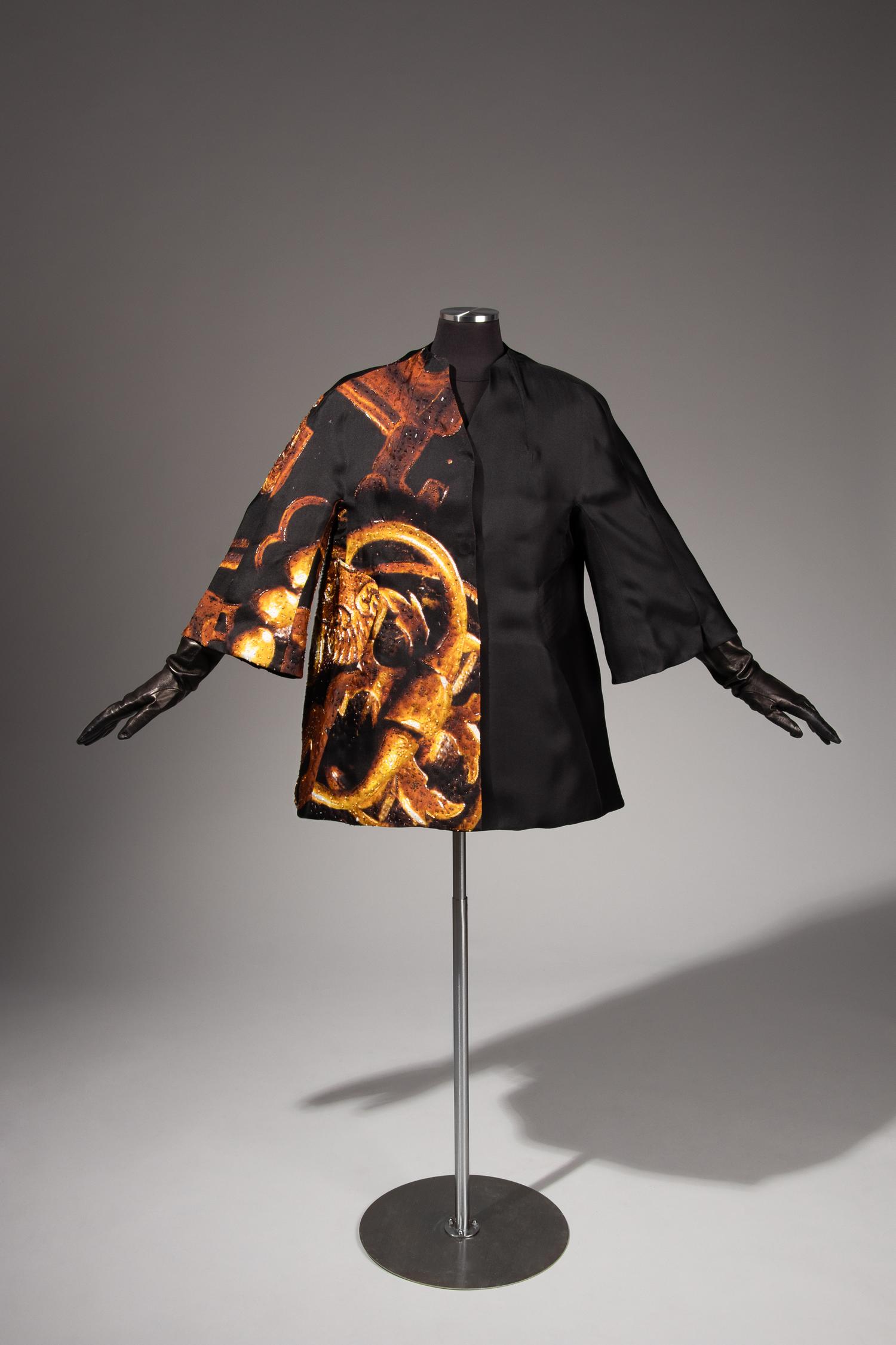 Printed and Embellished Silk Jacket, Attributed to Ralph Rucci