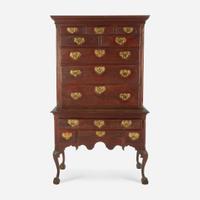 A Chippendale carved walnut high chest Southeastern Pennsylvania, circa 1770