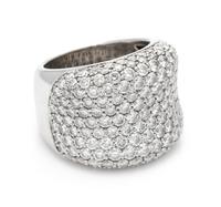 An 18 Karat White Gold and Diamond "Fantasia" Ring, Roberto Coin, 13.00 dwts.