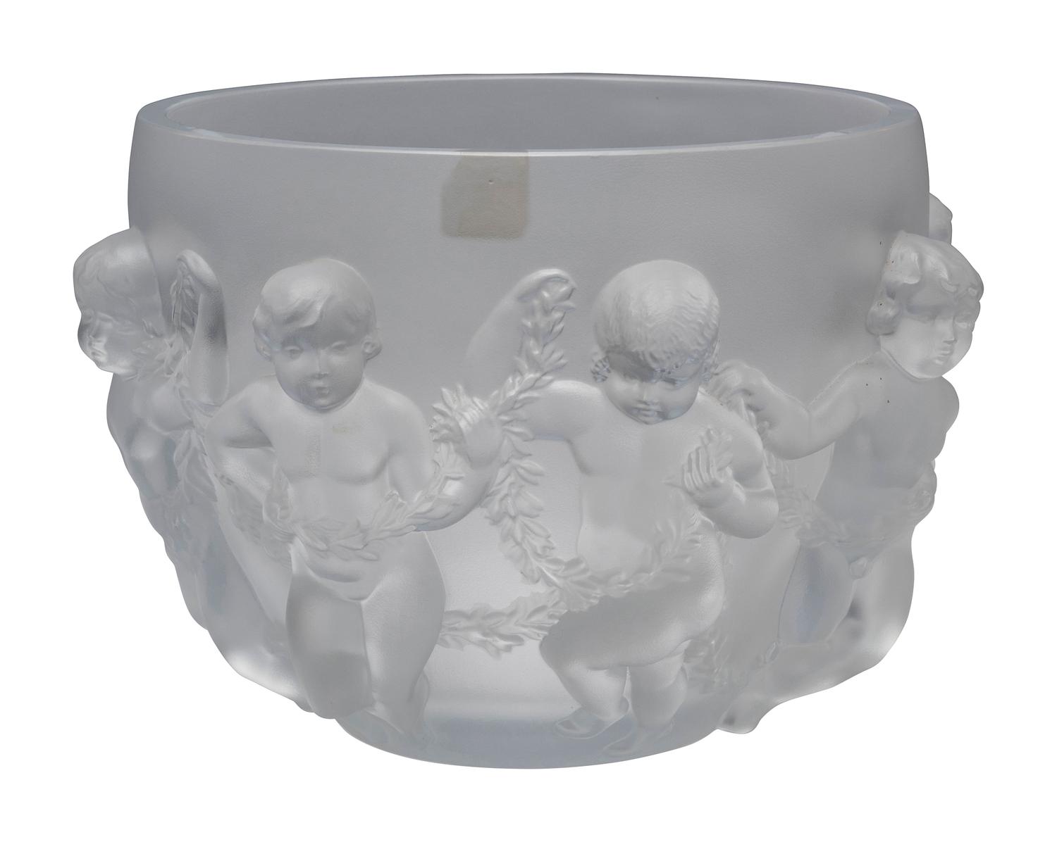 A Lalique ' Luxembourg' Frosted Glass Bowl