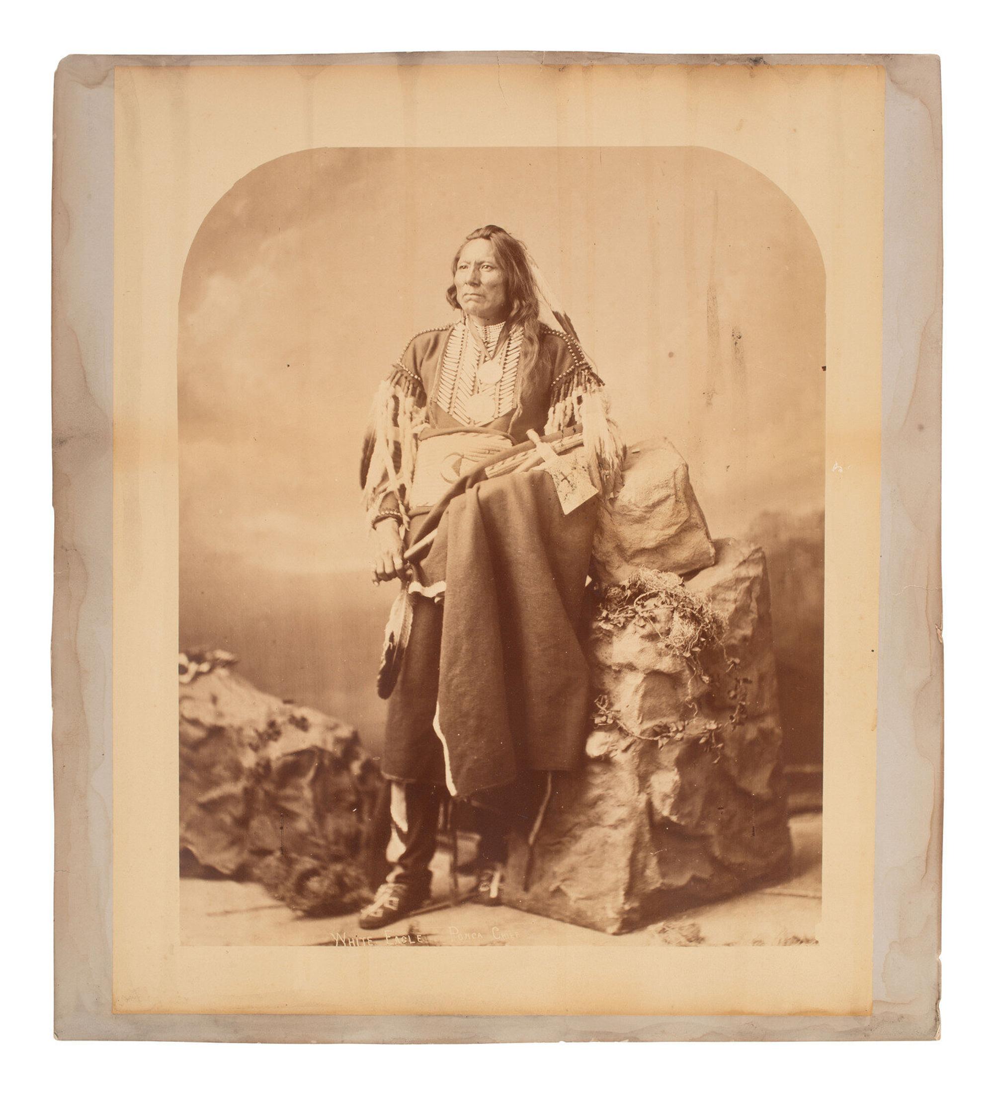 [Native-Americana] Bell, Charles M. White Eagle, Ponca Chief, ca. 1877