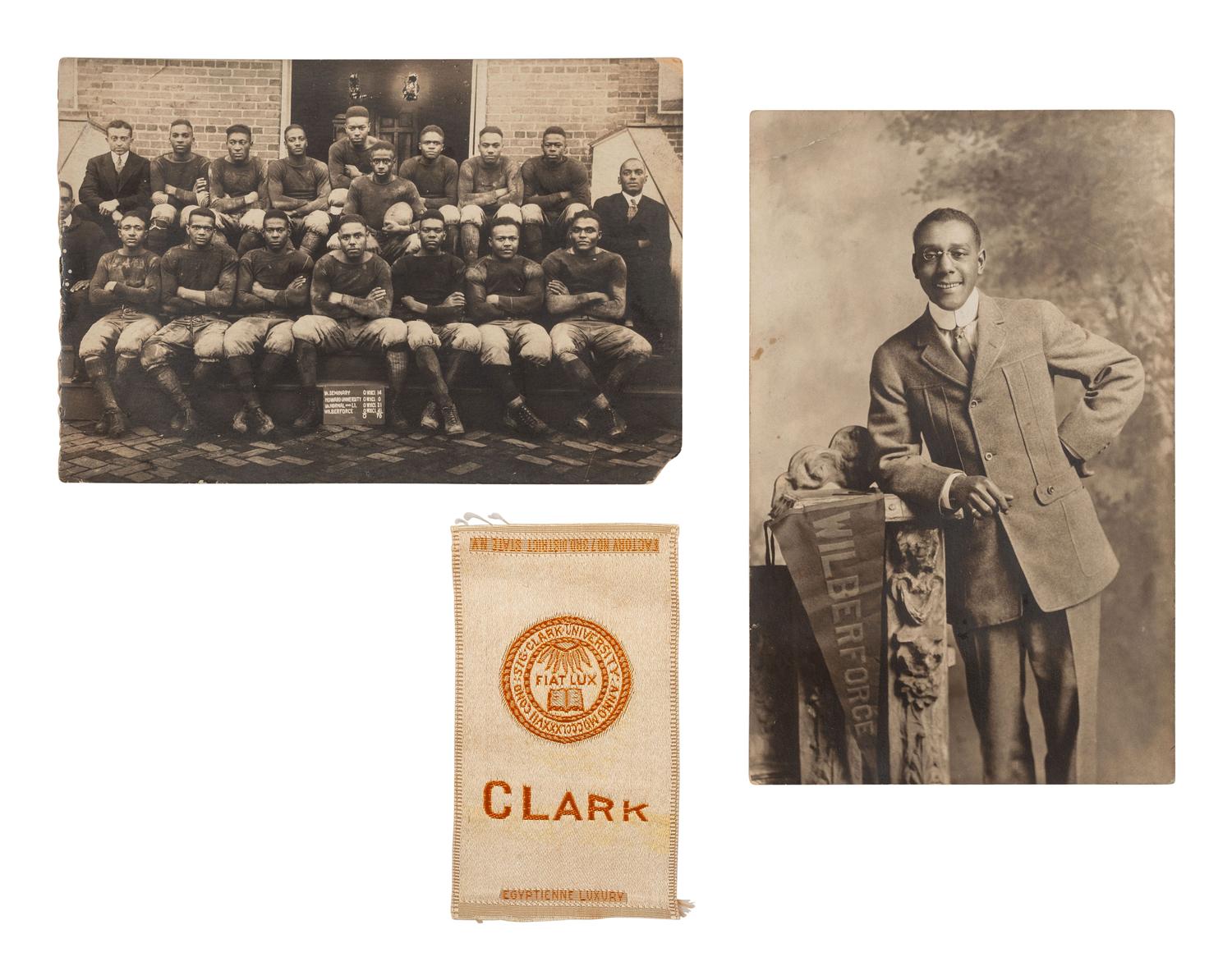[EDUCATION]. A group of items related to identified historically black colleges and universities including Howard, Shaw, and Walden Universities. Ca 1888-1947.