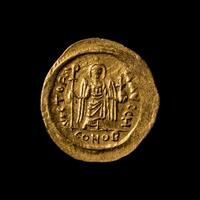 [ANCIENTS] BYZANTINE EMPIRE. Focas. Constantinople Mint (c. 607-609 AD). Av Solidus (4.5 g)