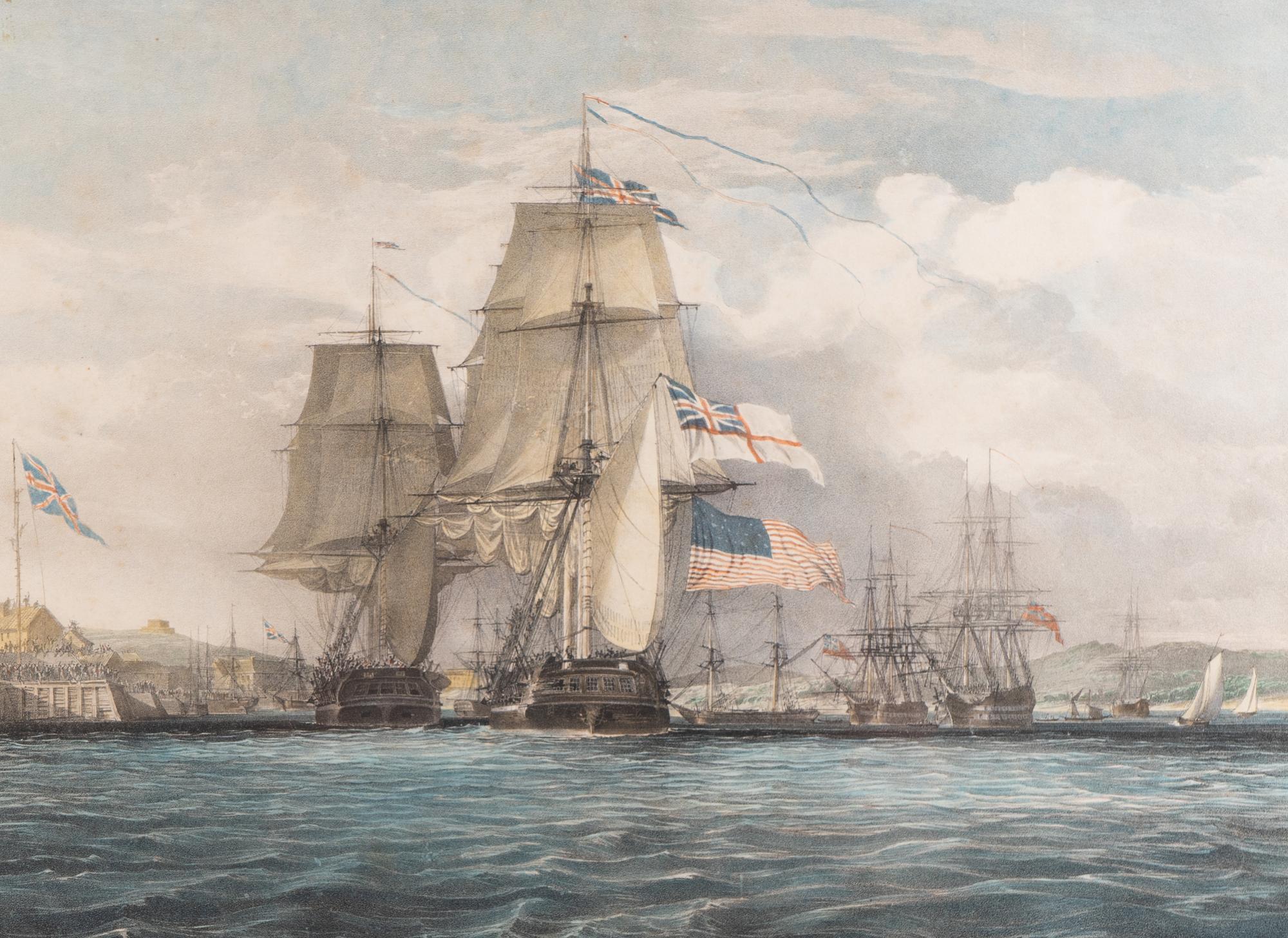 A Pair of Nautical Lithographs