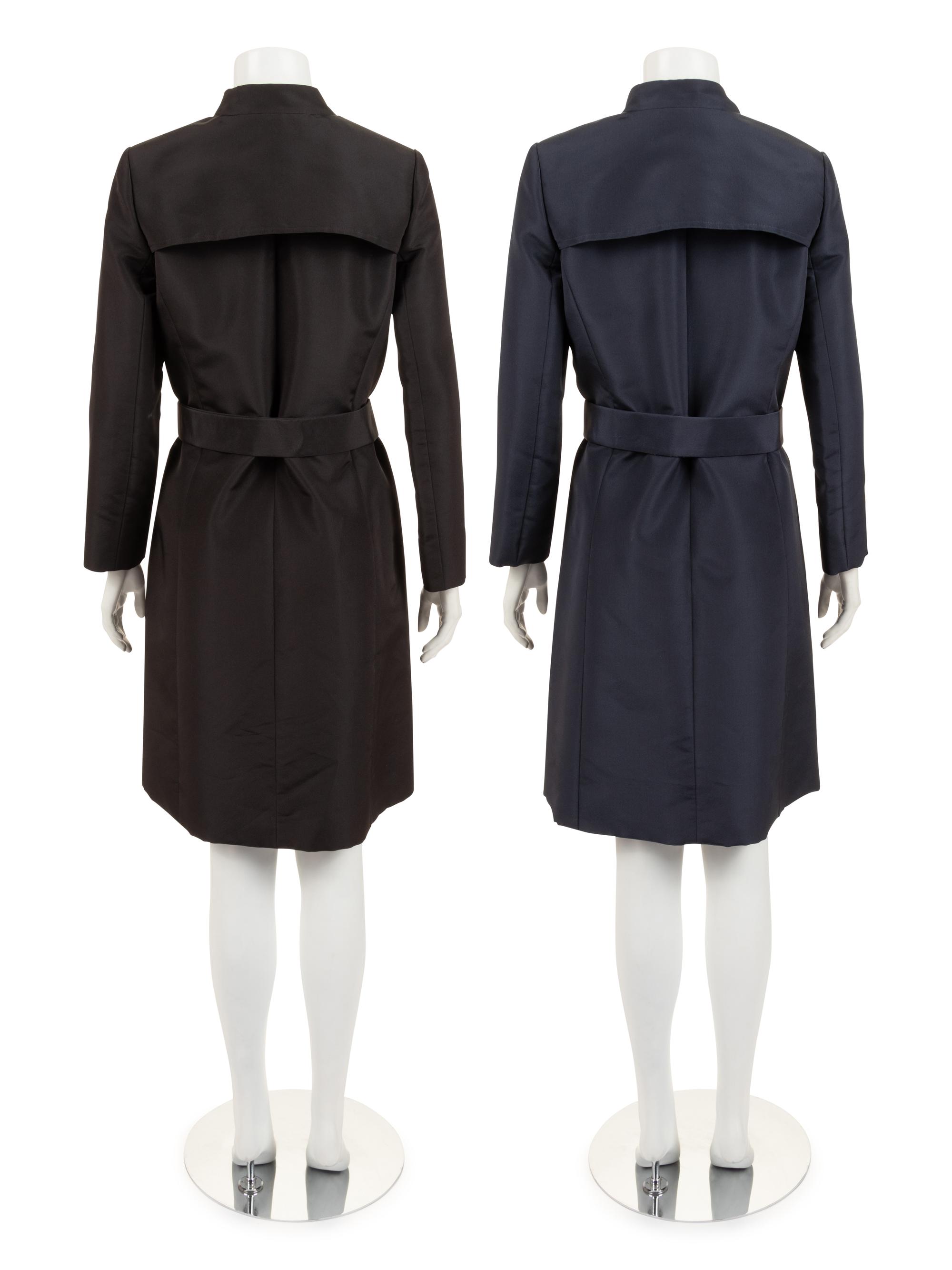 Two Oscar de la Renta Ruffled Taffeta Jackets, 2010