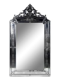 A Venetian Etched Glass Mirror — 20TH CENTURY