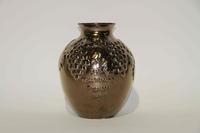A Haeger Pottery Presentation Vase Height 11 1/2 inches.