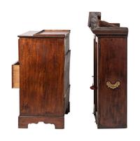 A George III Mahogany Bureau Bookcase