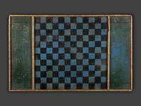 Four Decorated Wood Game Boards
