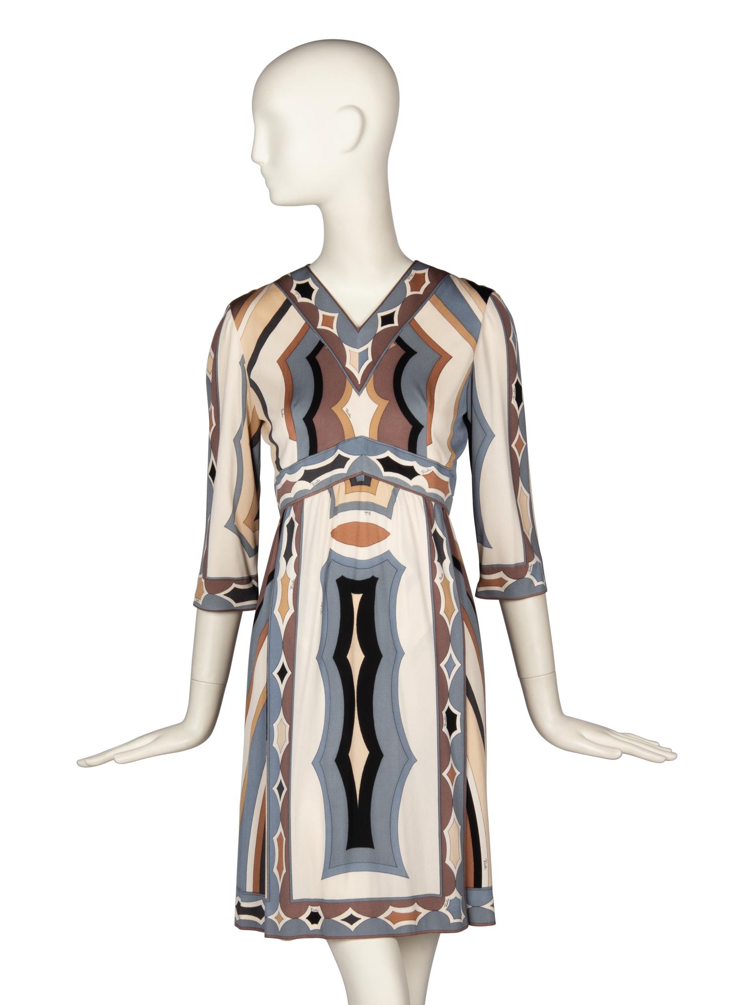 EMILIO PUCCI, SILK JERSEY DRESS