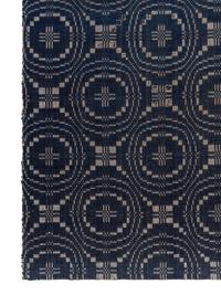 Two Cotton and Wool Jacquard Coverlets