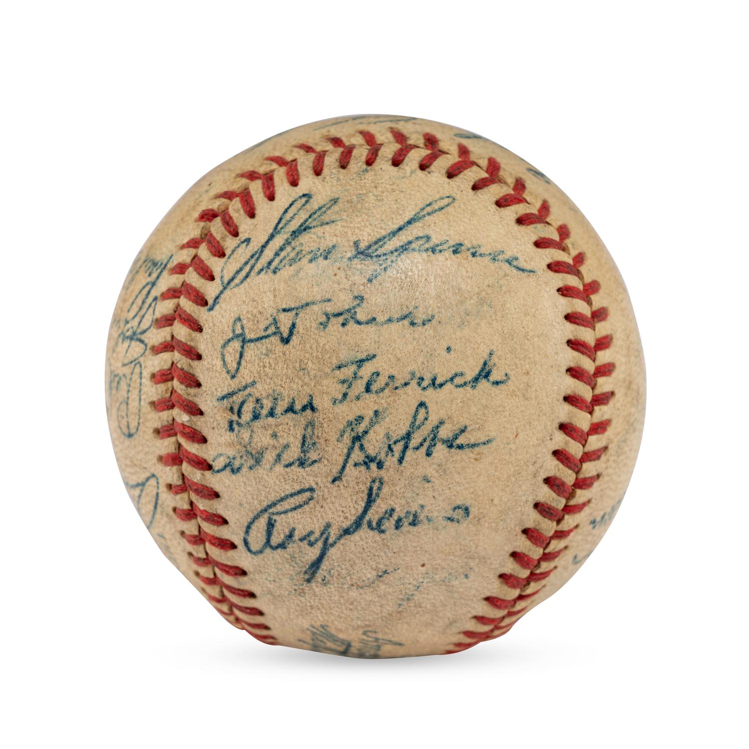 A 1948 St. Louis Browns Team Signed Autograph Baseball (Beckett Authentication Services Letter of Authenticity)