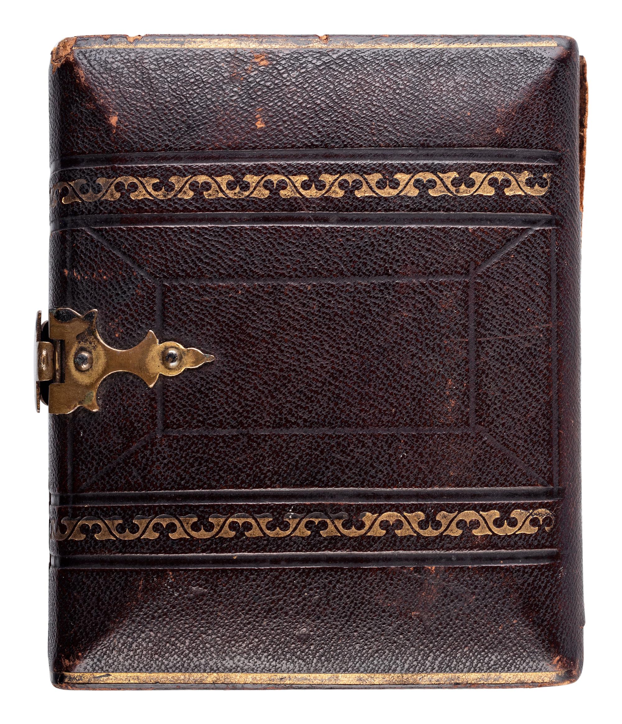 [CALIFORNIA]. -– [GOLD RUSH.] Sixth plate ambrotype of Edward Wright. Marysville, CA: J. Ruth's Gallery, ca 1856.