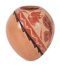 Miniature Sgraffito Seed Jar