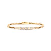 YELLOW GOLD AND DIAMOND BRACELET