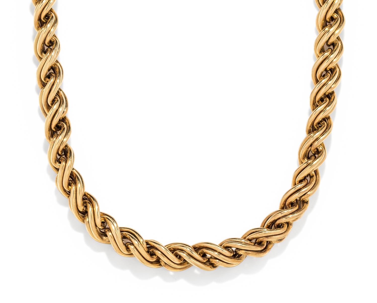 YELLOW GOLD NECKLACE