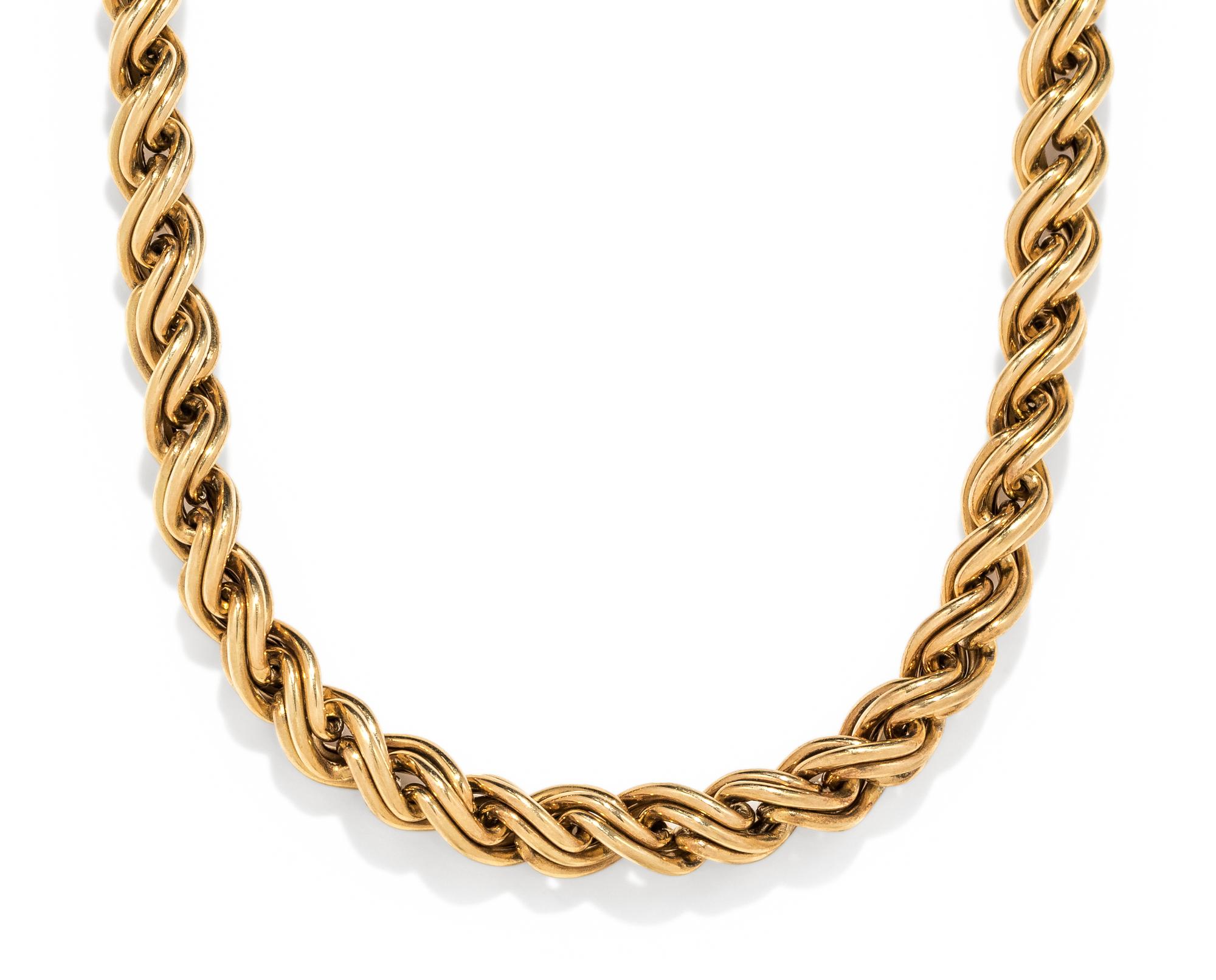 YELLOW GOLD NECKLACE